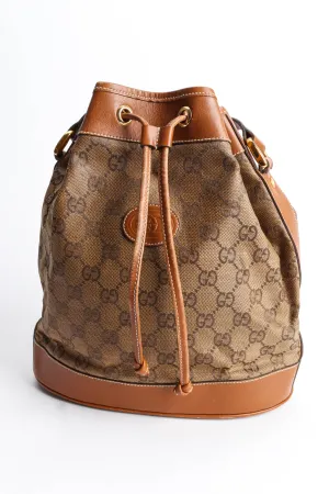 GG Monogram Drawstring Bucket Bag