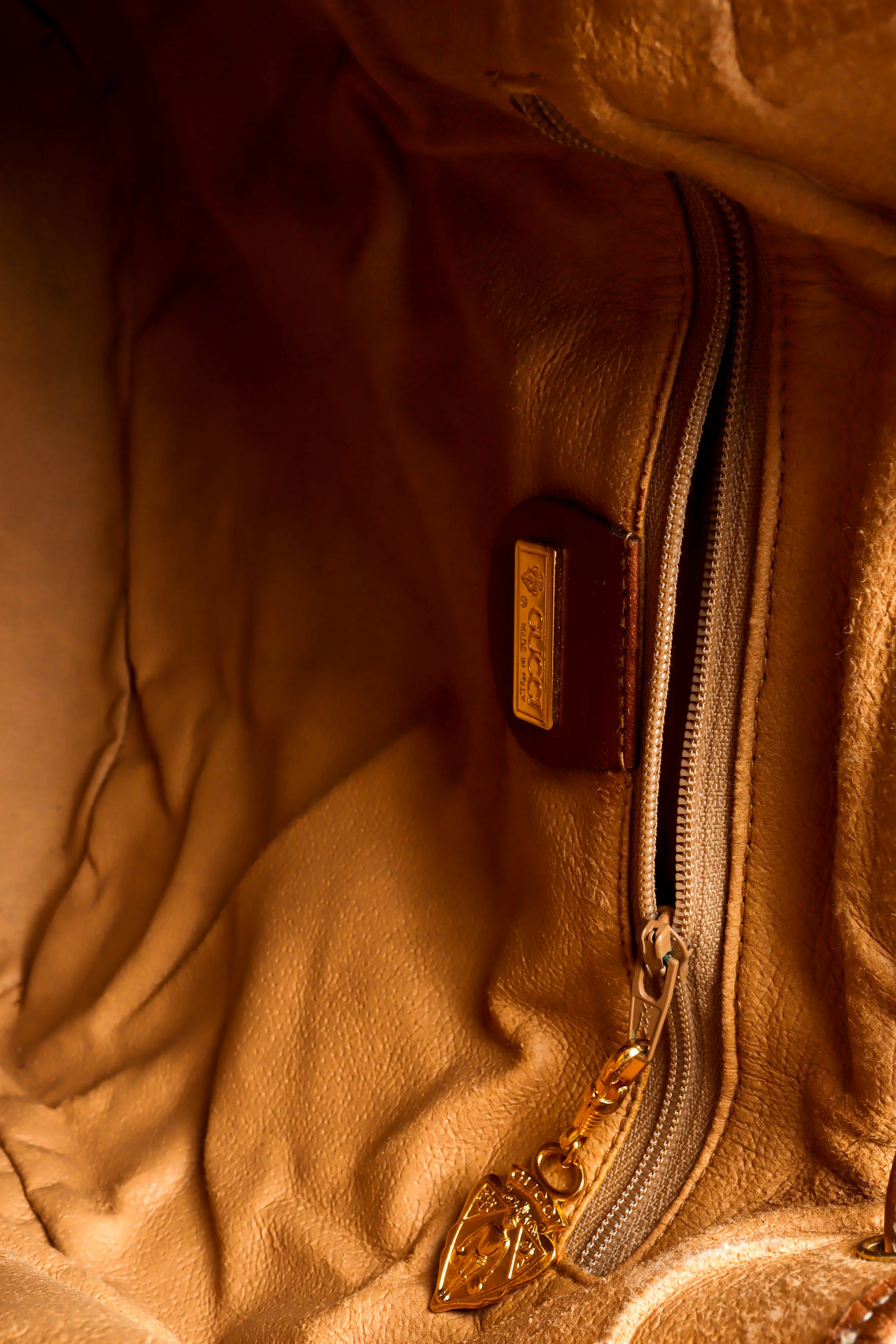 GG Monogram Drawstring Bucket Bag