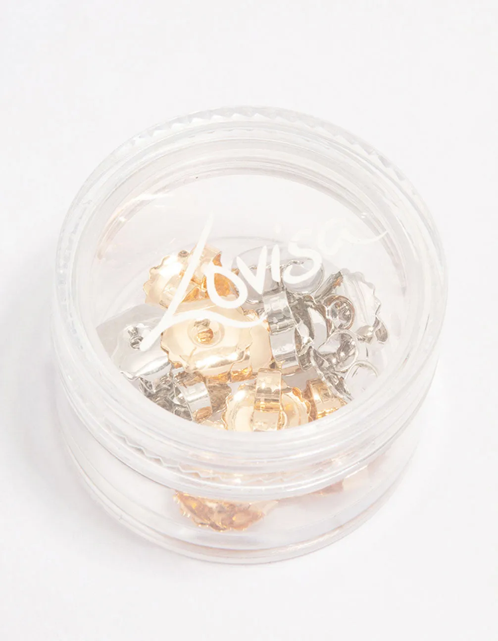 Gold & Silver Large Butterfly Earring Backs