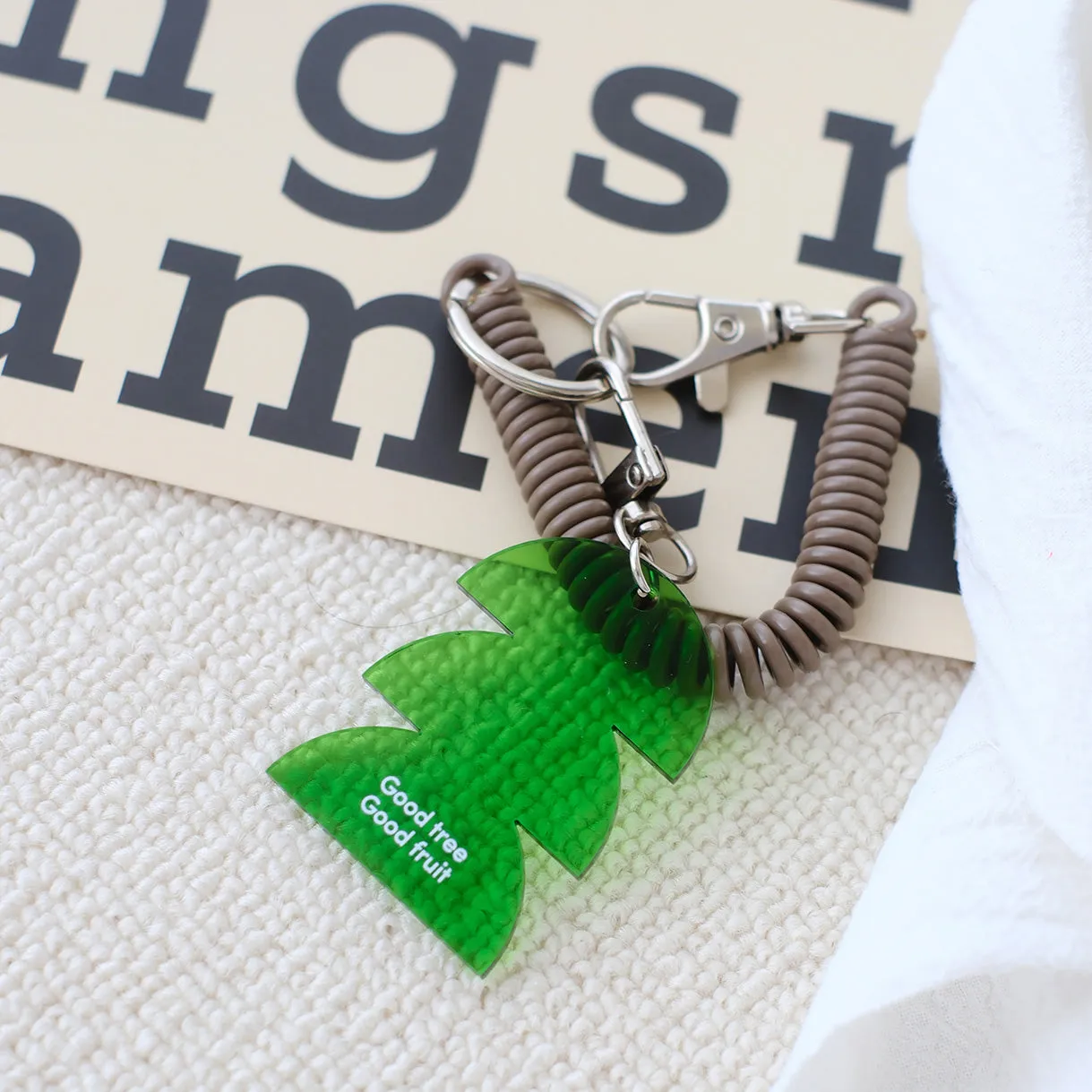 Good Tree Good Fruit {Translucent Acrylic Keychain}