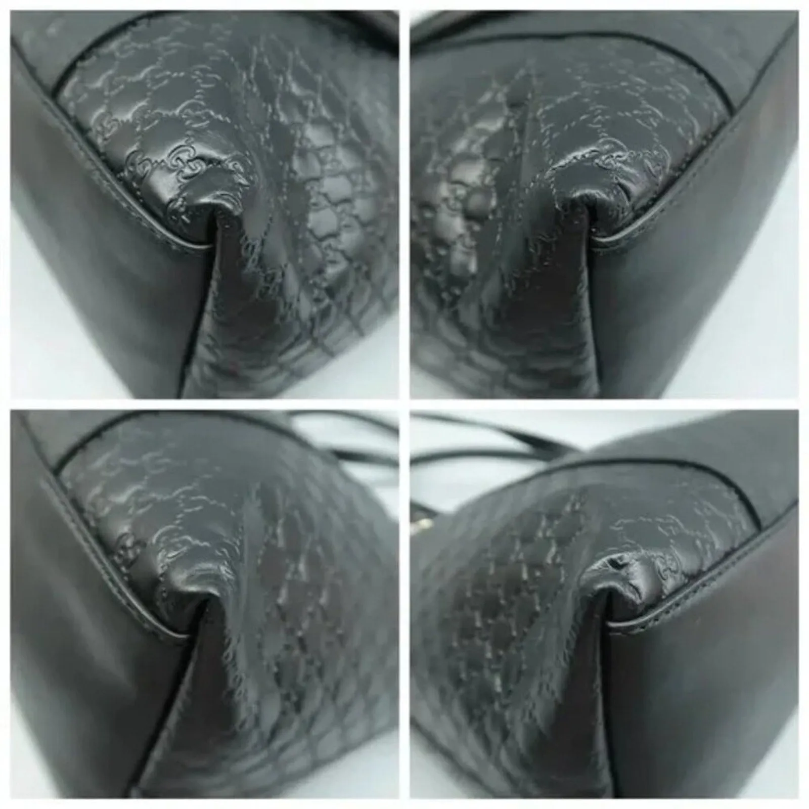GUCCI Black Leather Satchel