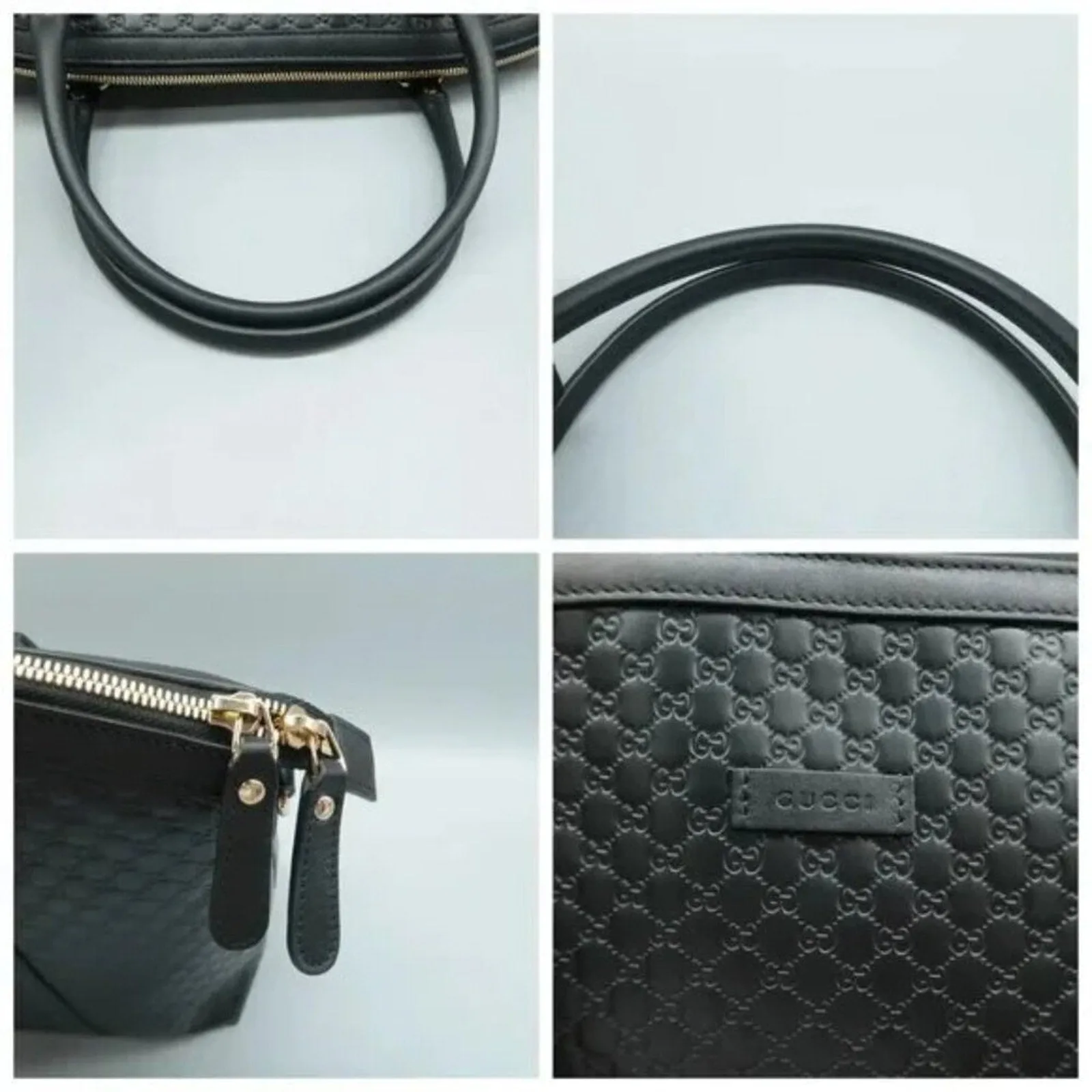 GUCCI Black Leather Satchel