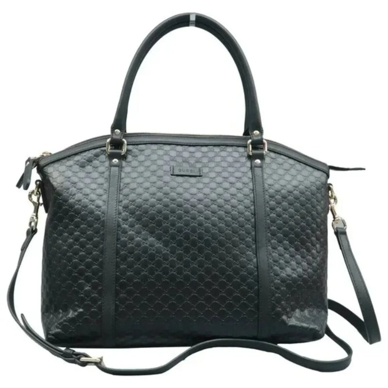 GUCCI Black Leather Satchel
