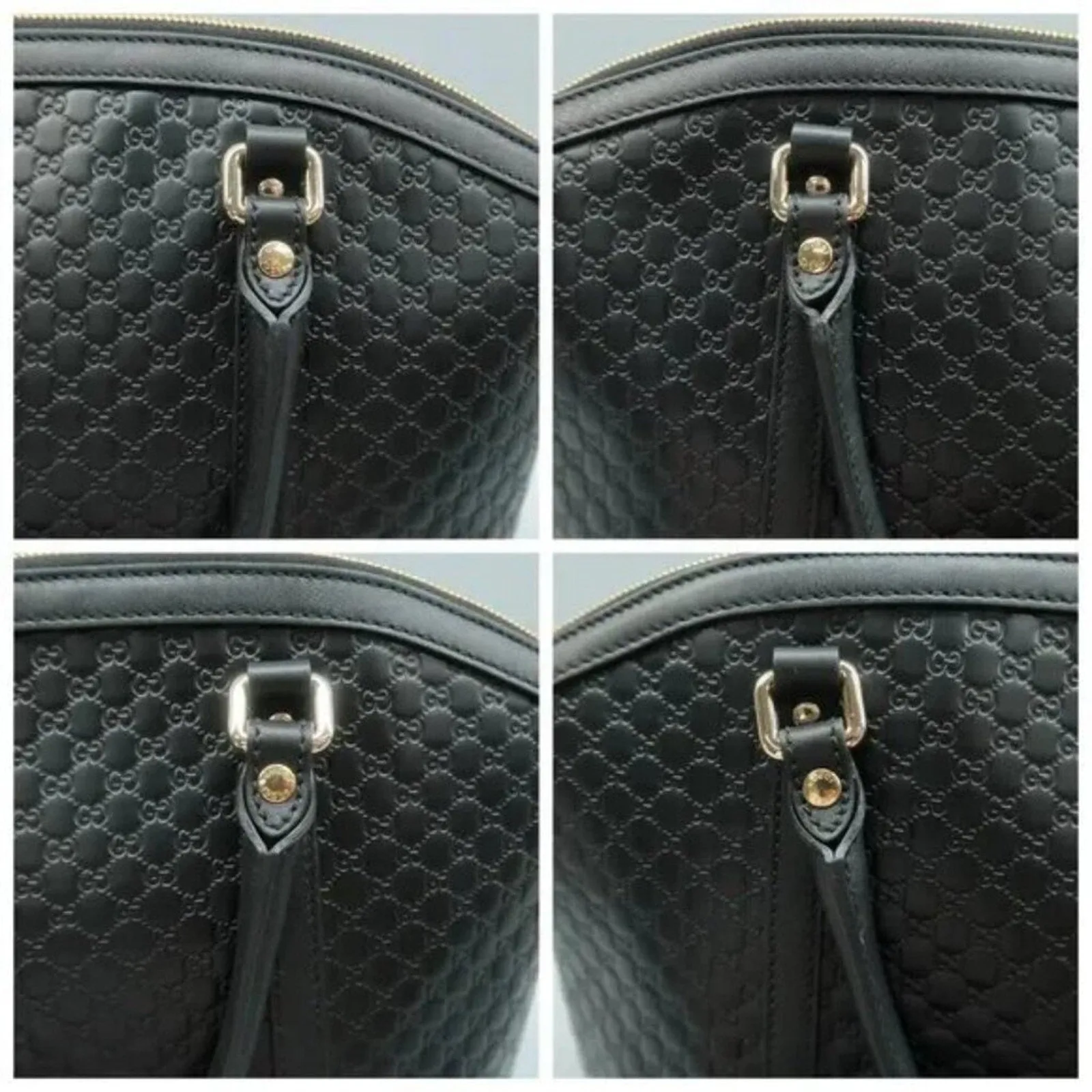GUCCI Black Leather Satchel