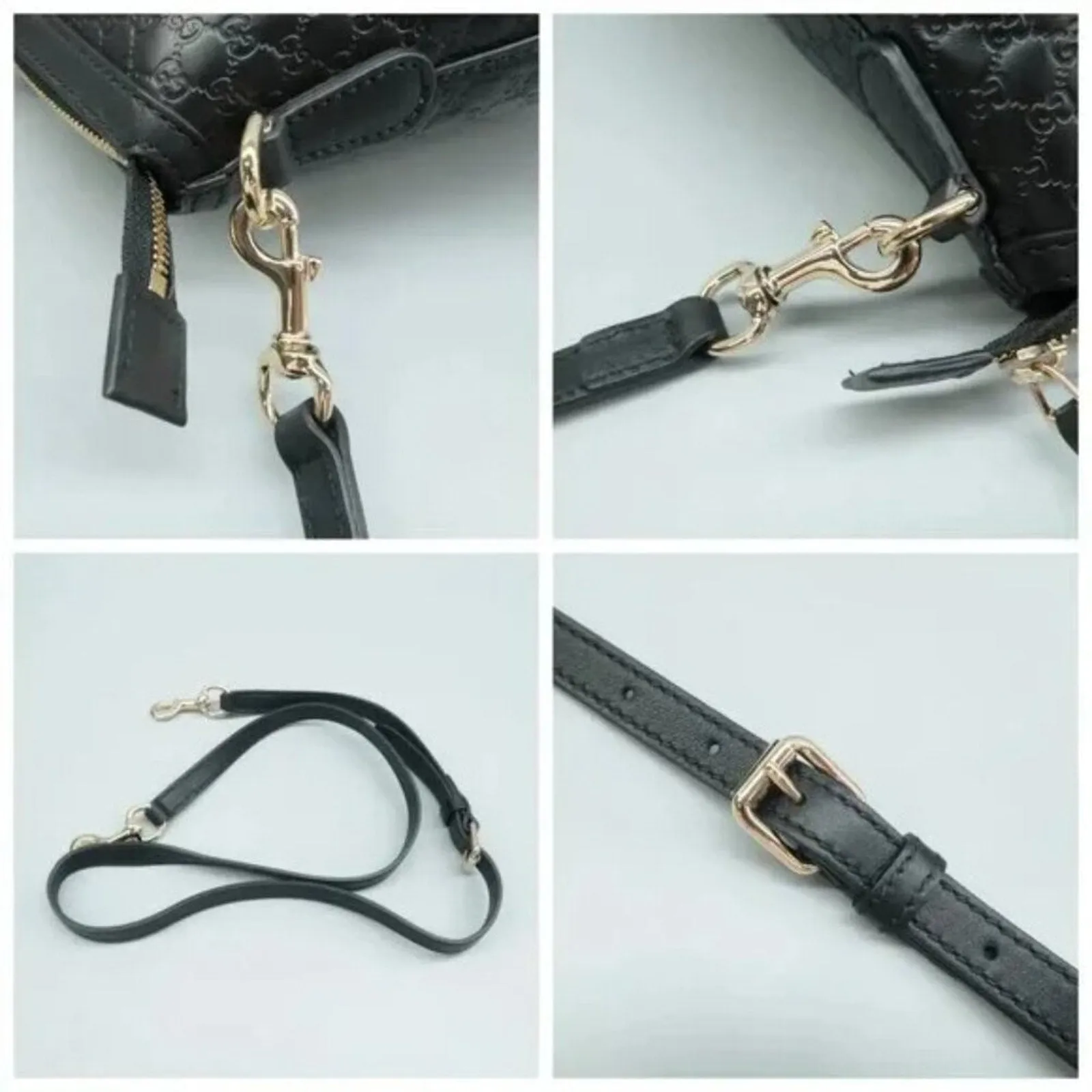 GUCCI Black Leather Satchel