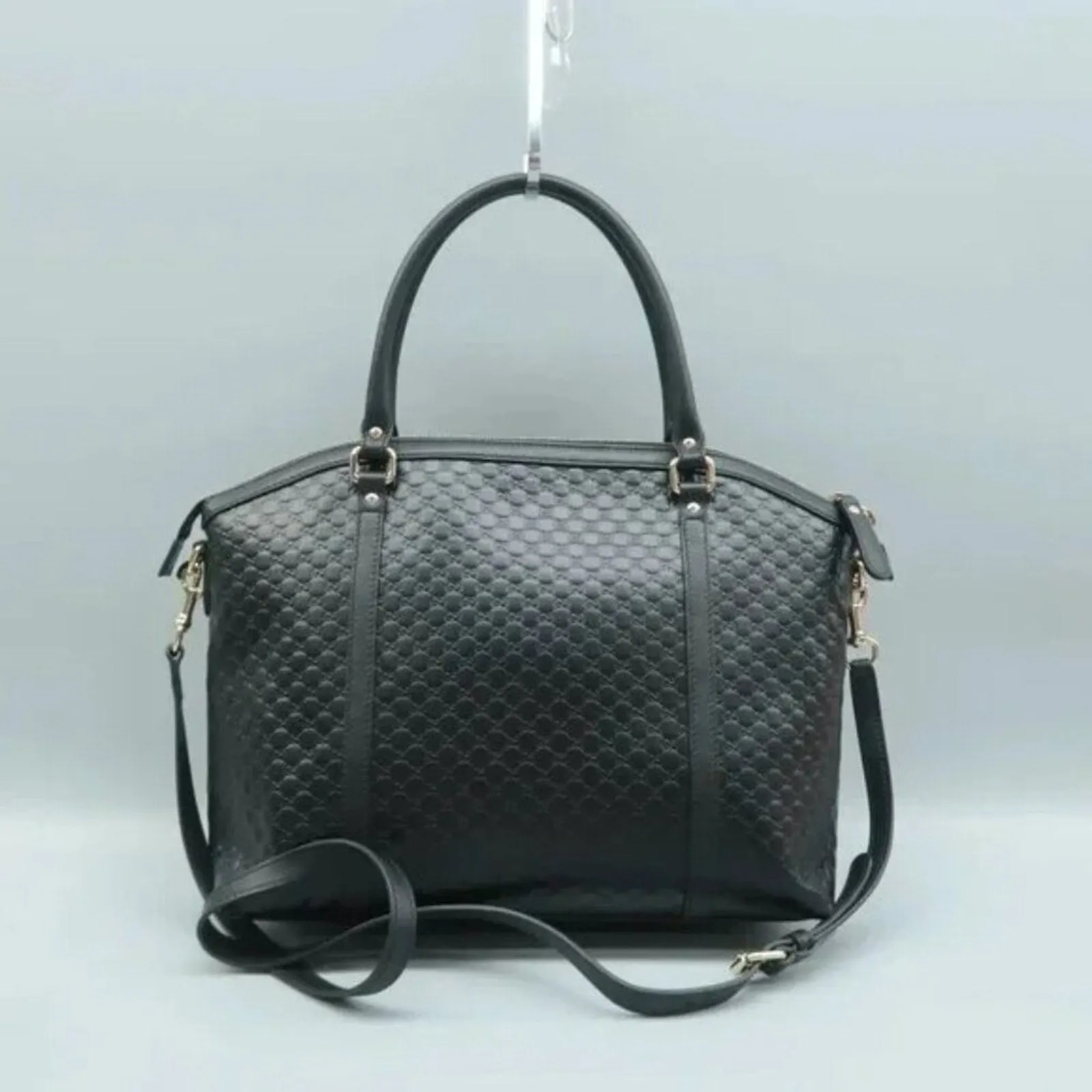 GUCCI Black Leather Satchel