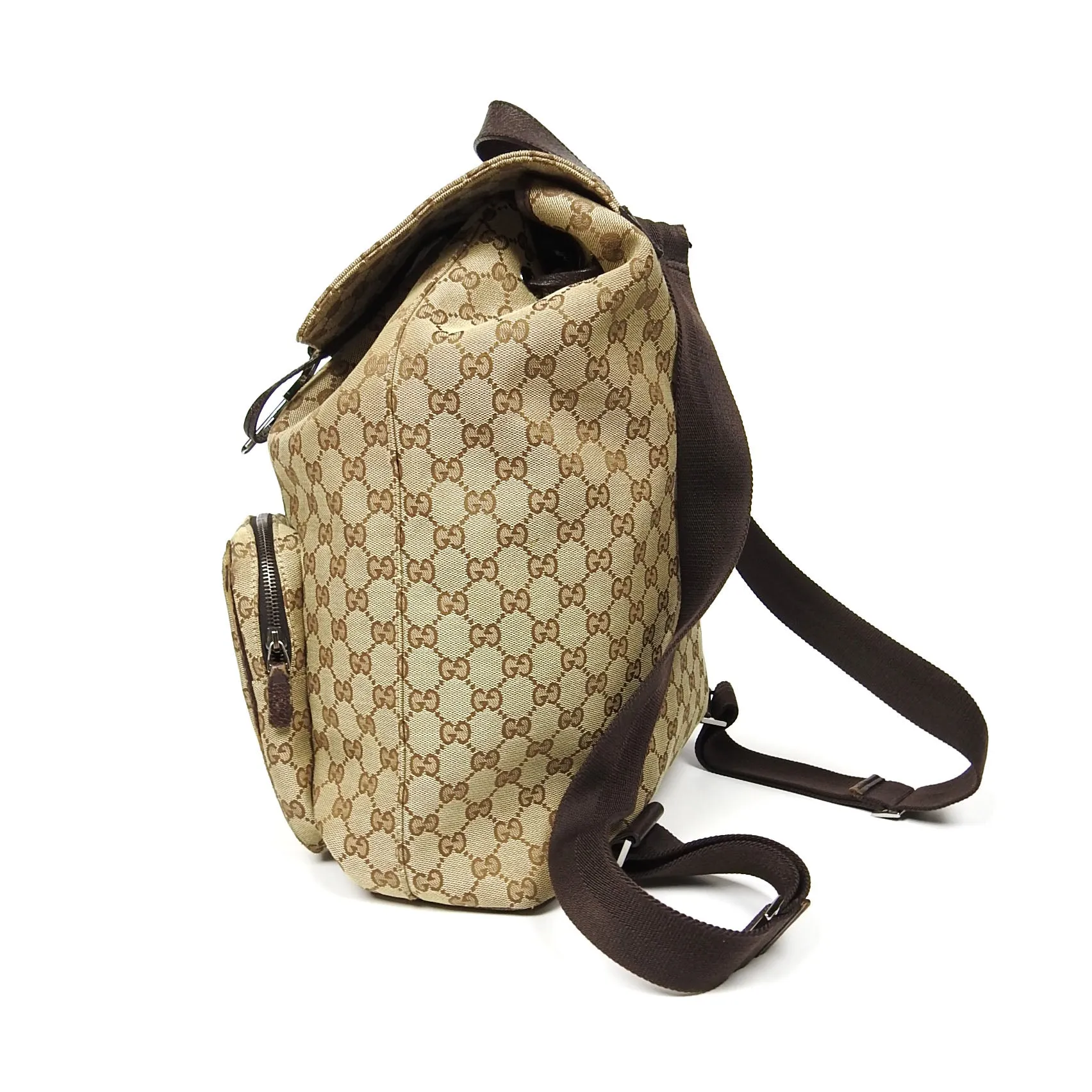 Gucci Canvas GG Jackie Backpack