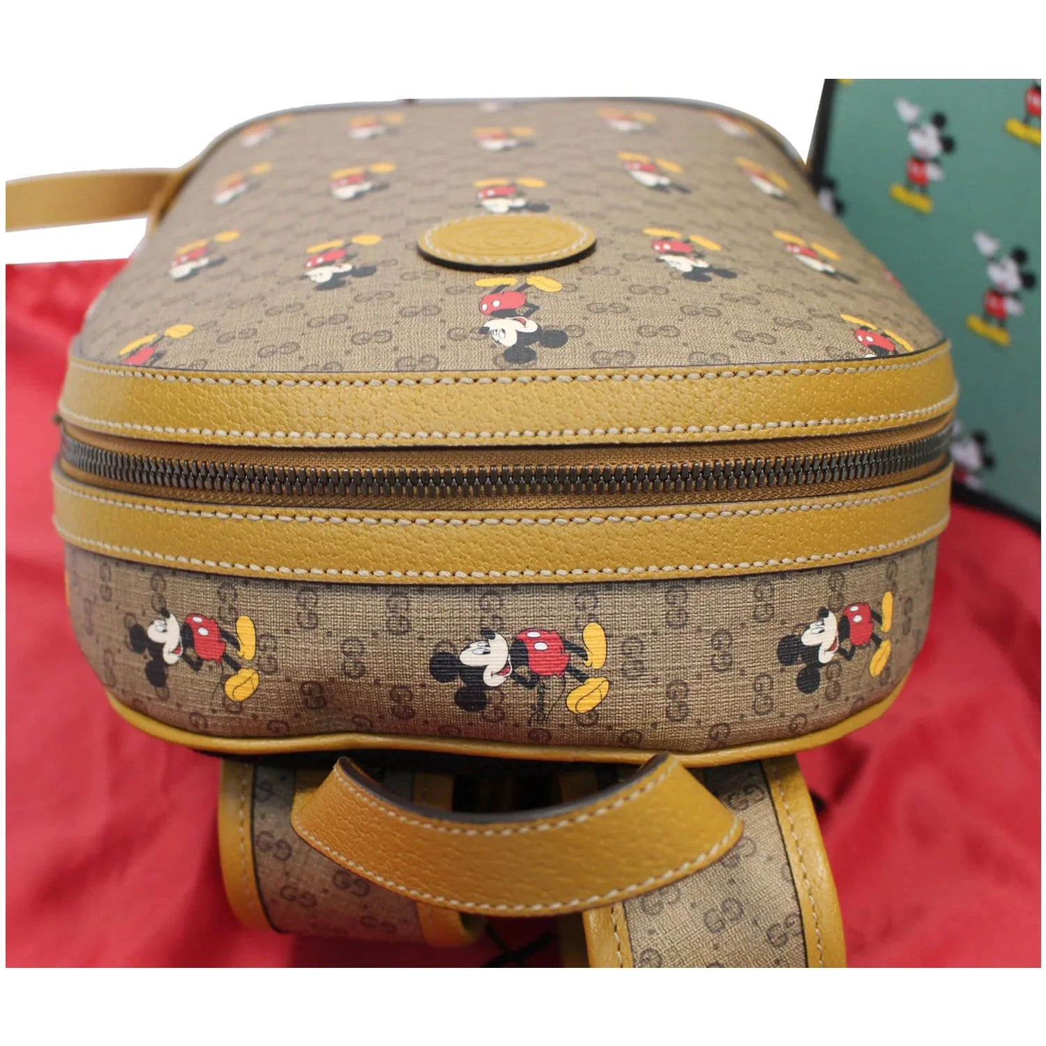 GUCCI Disney x GUCCI Small Supreme Backpack Bag Beige 552884