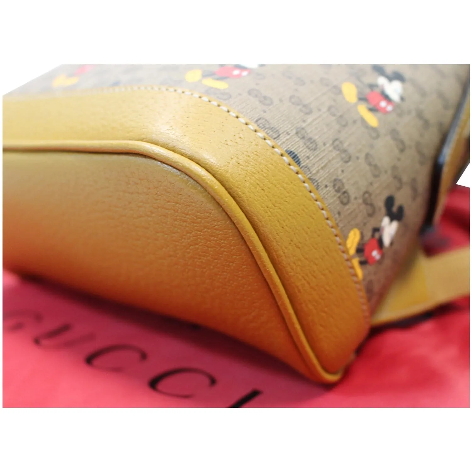 GUCCI Disney x GUCCI Small Supreme Backpack Bag Beige 552884