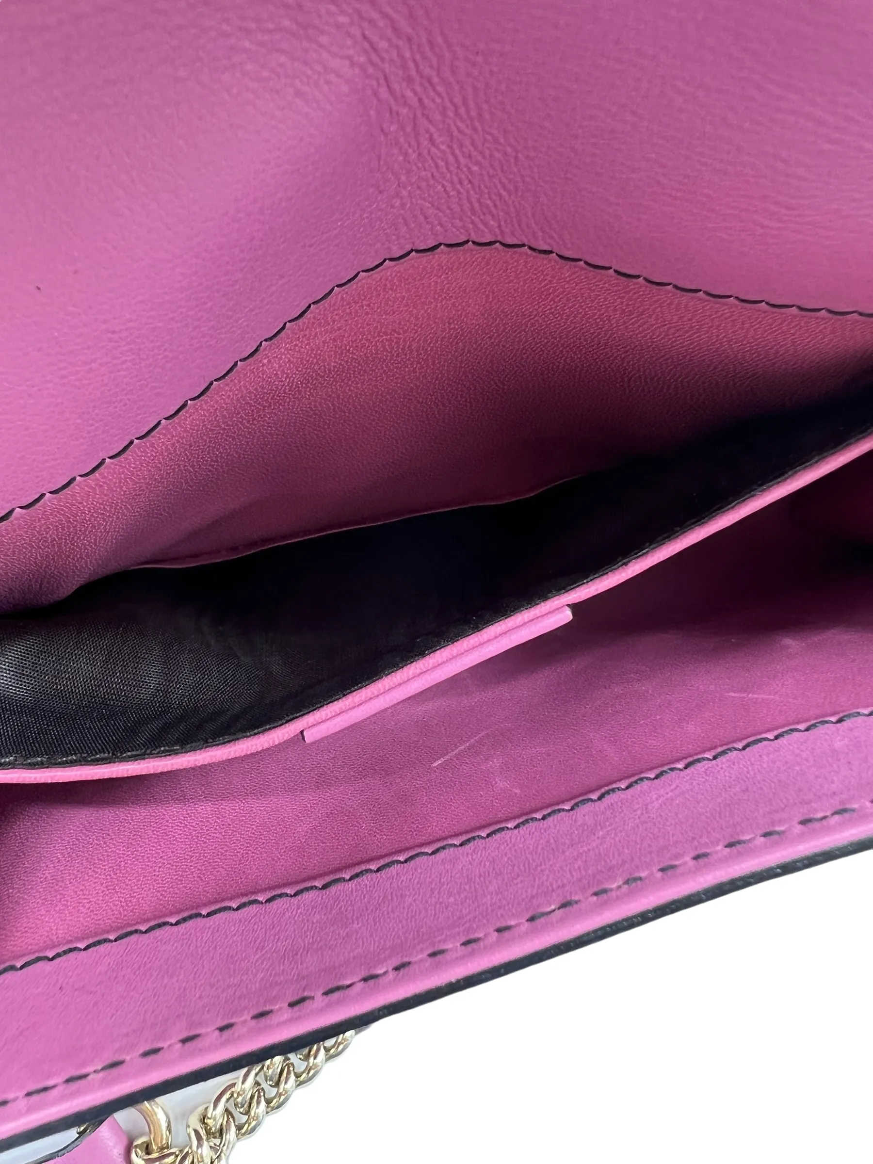 Gucci Rose Pink Leather Emily Handbag