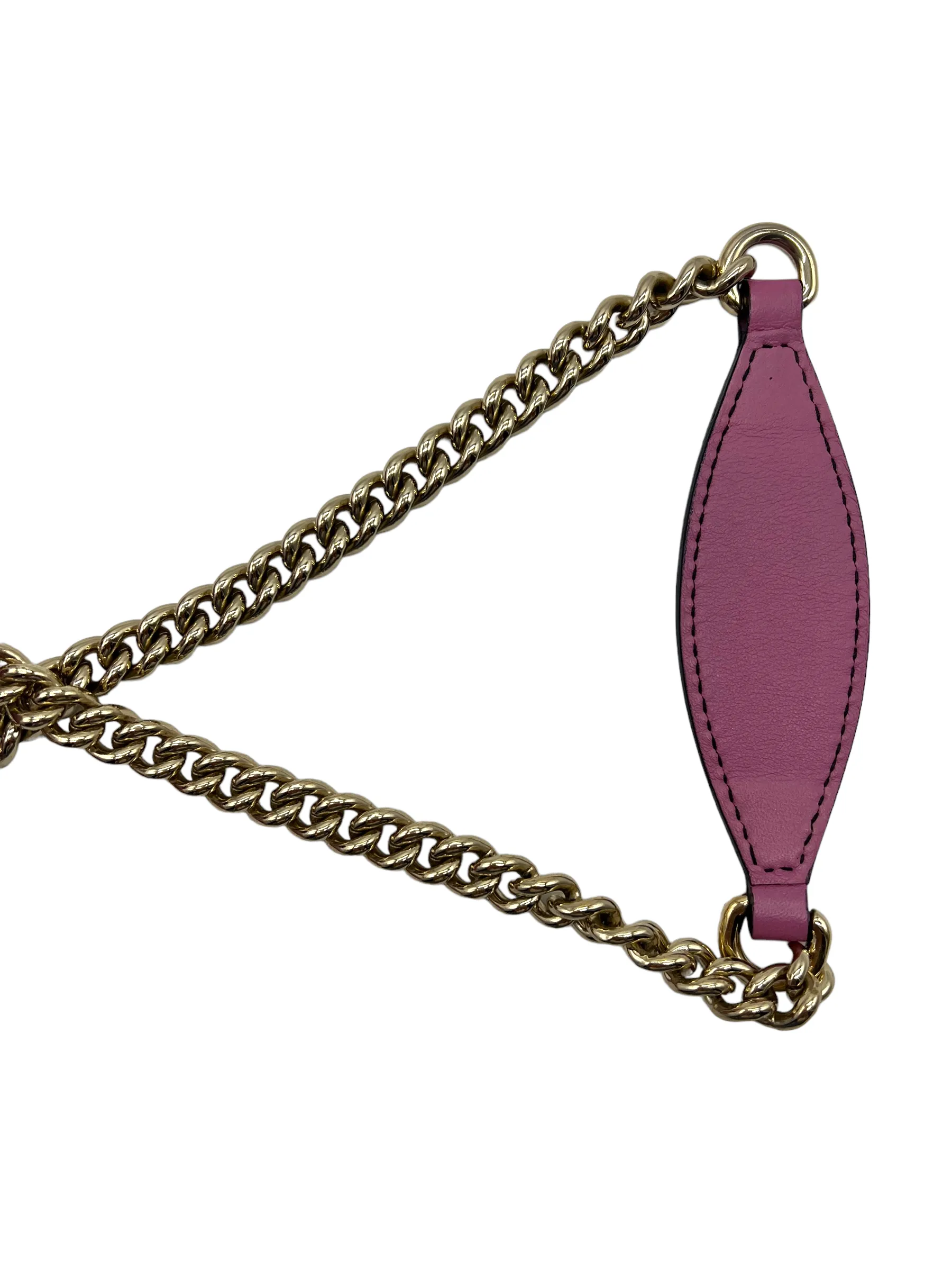 Gucci Rose Pink Leather Emily Handbag