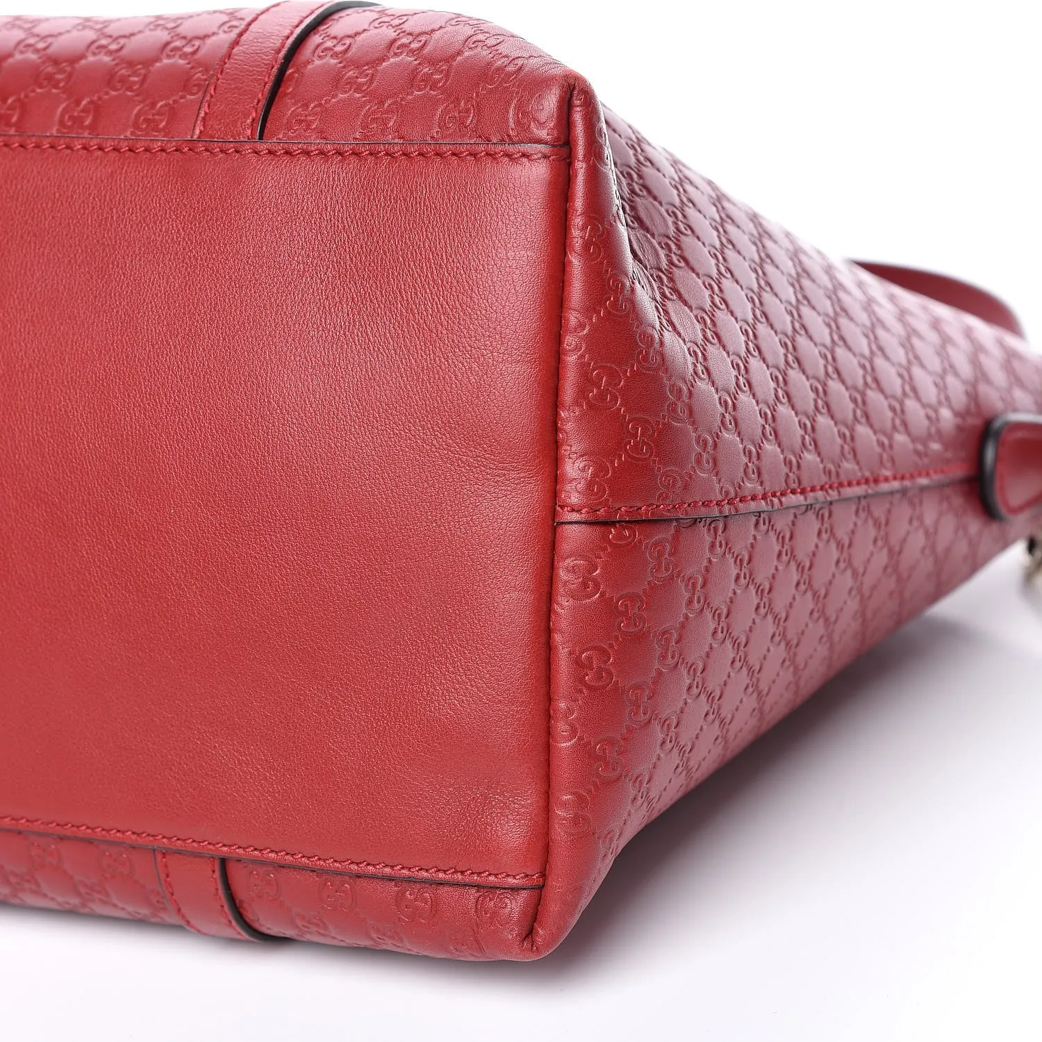 Gucci Soft Microguccissima Dome Satchel in Red