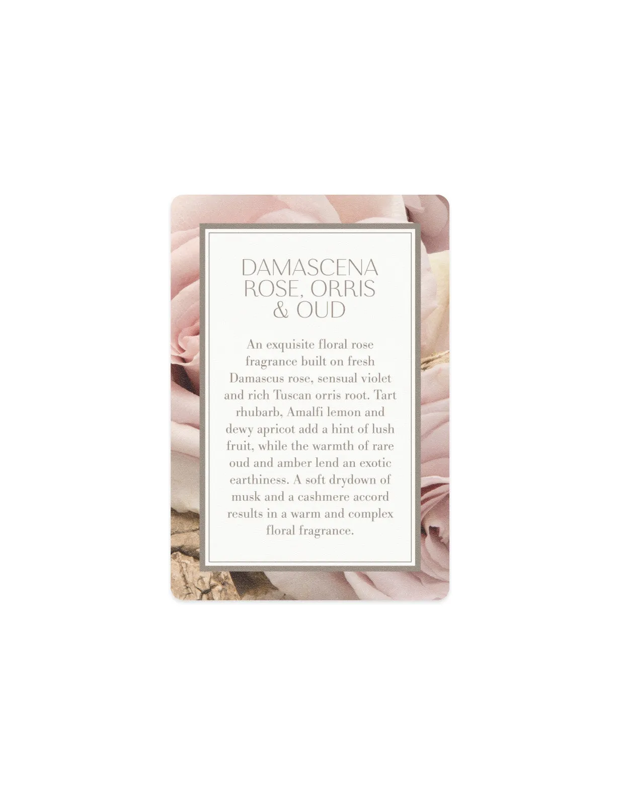 GWP - Scented Card - Damascena Rose, Orris & Oud