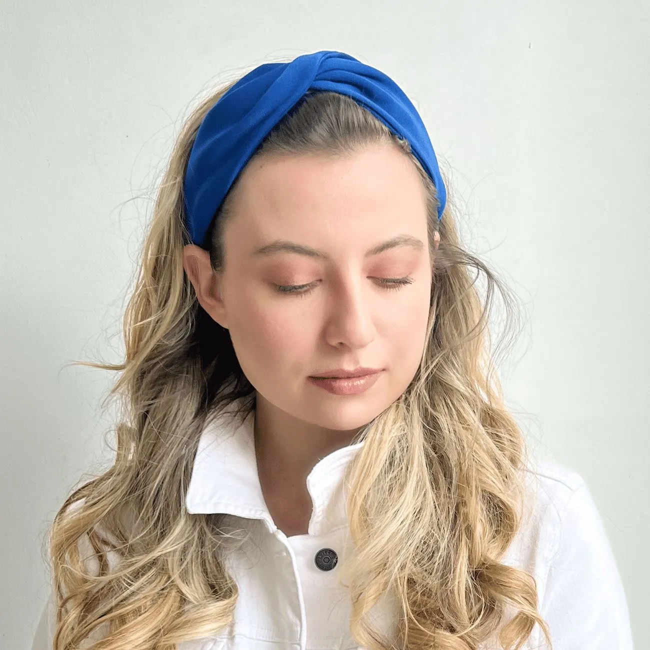 Haarreif "Royal Blue Twist"