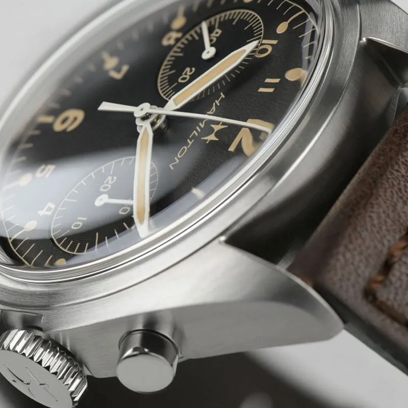 Hamilton - Khaki Aviation Pilot Pioneer Chrono Mécanique (H76409530)