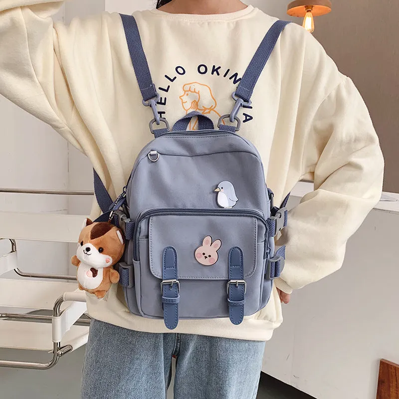 HARAJUKU PURE COLOR CUTE BACKPACK UB2606