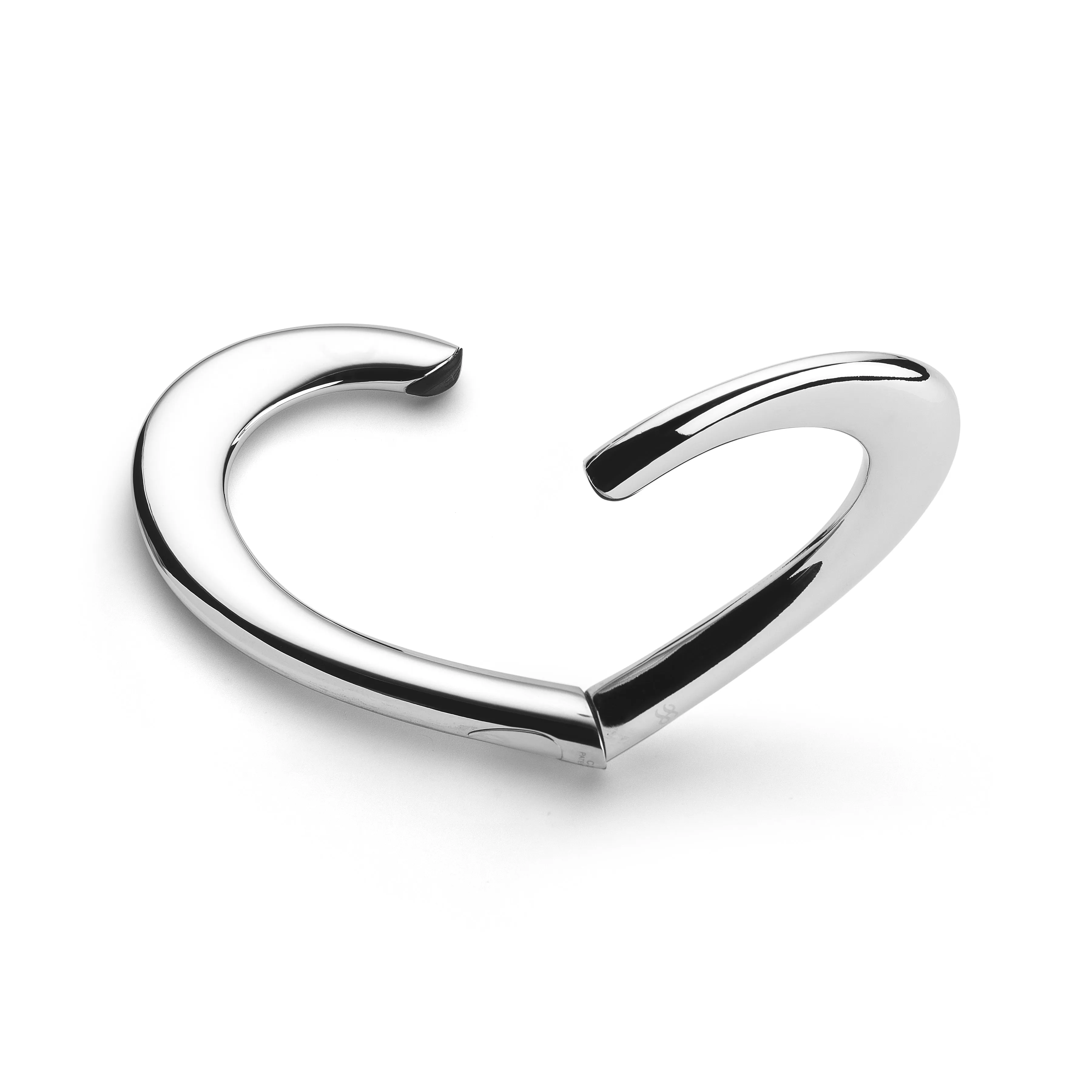 Heart - set of 3 purse hangers gold 22k, platinum  & black
