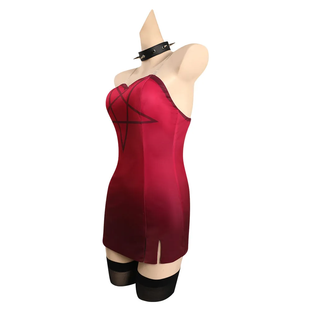 Helluva Boss - Loona CCosplay Costume Dress Outfits Halloween Carnival Suit