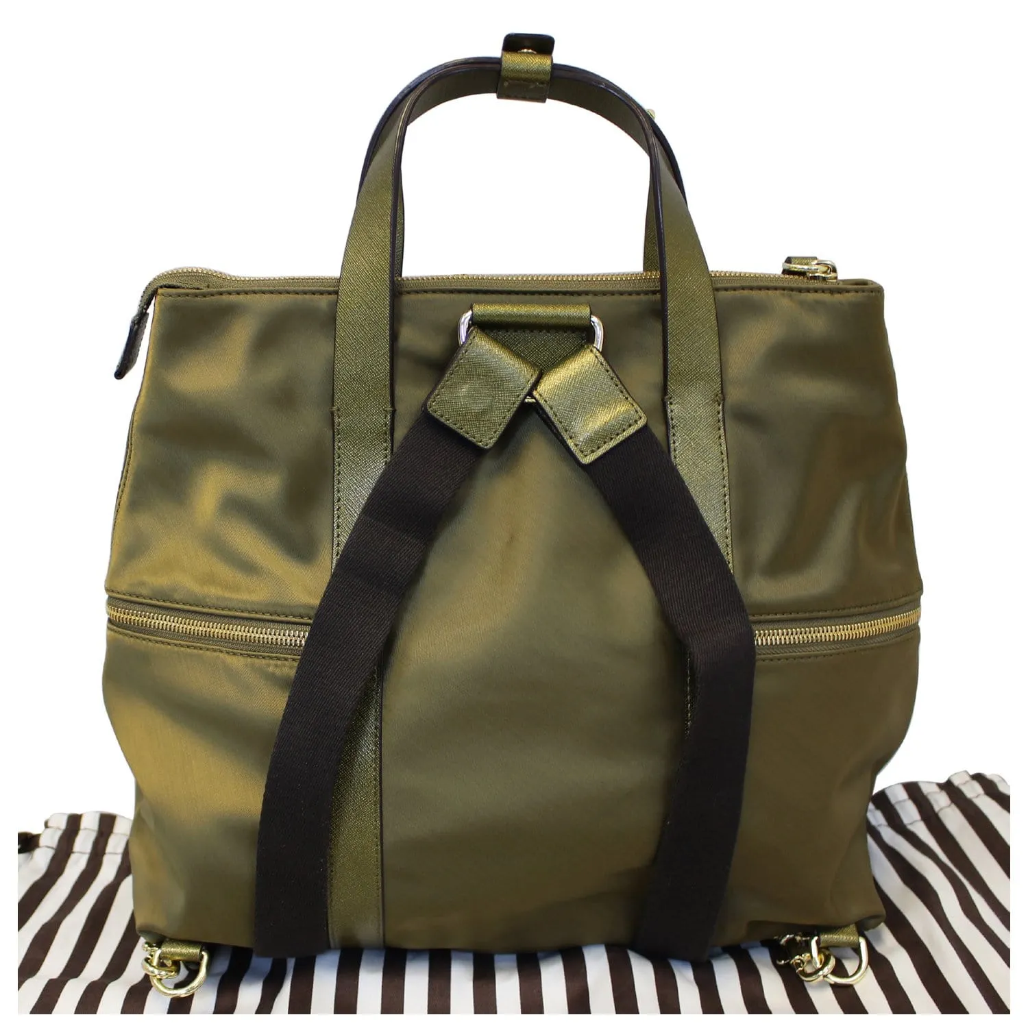Henri Bendel Jetsetter Snake Convertible Backpack