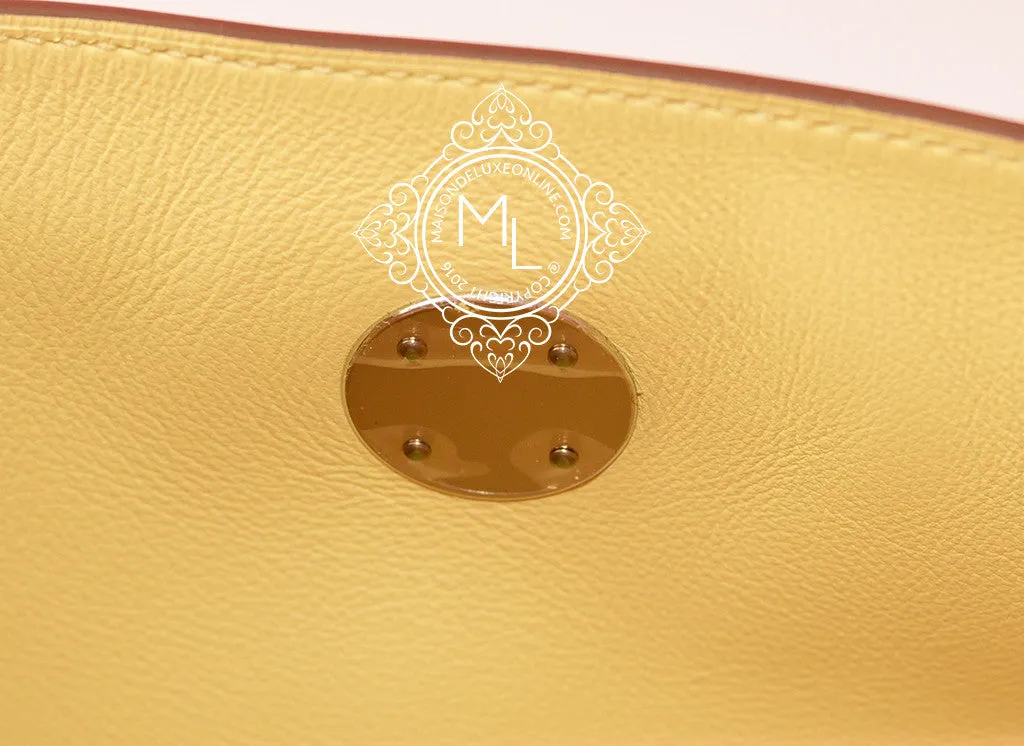 Hermes Jaune Poussin Yellow Lindy 26 Handbag