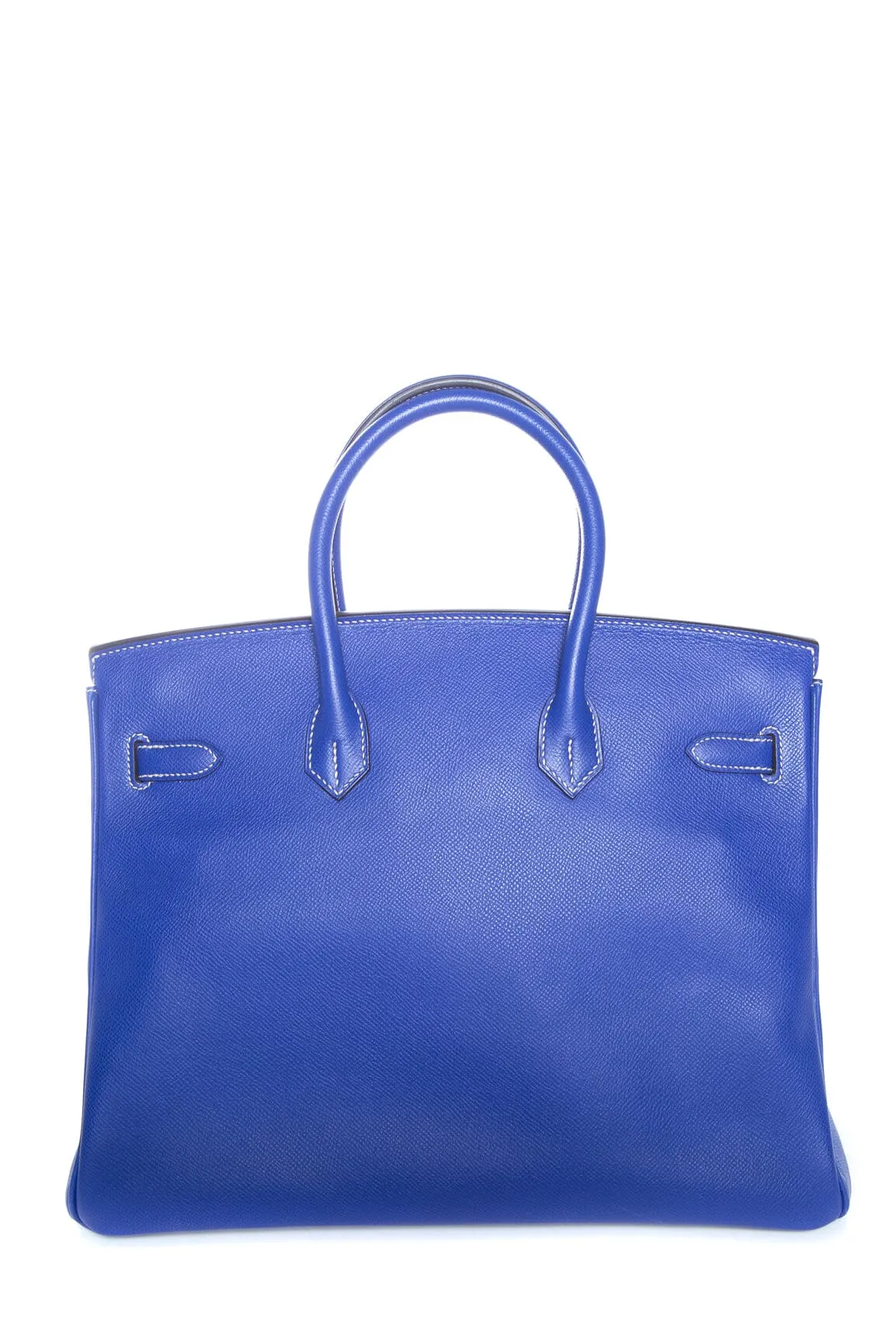 Hermès 2011 Candy Collection Electric Blue 35CM Birkin Handbag- Includes, Lock,