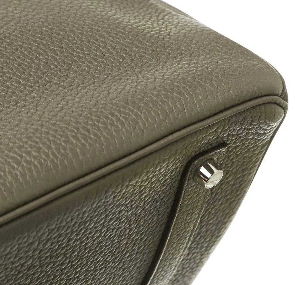 Hermès Birkin 35 Etain Bag PHW