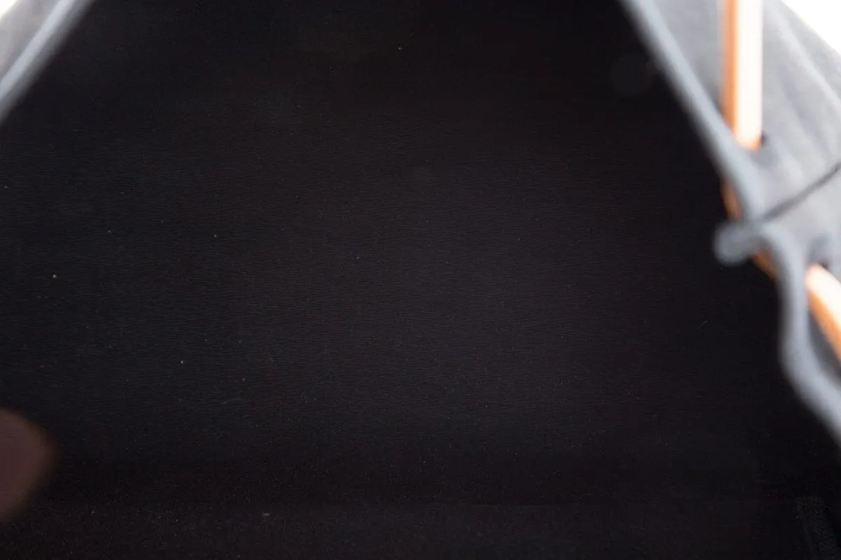 Hermès Black Canvas Herbag 31 Handbag