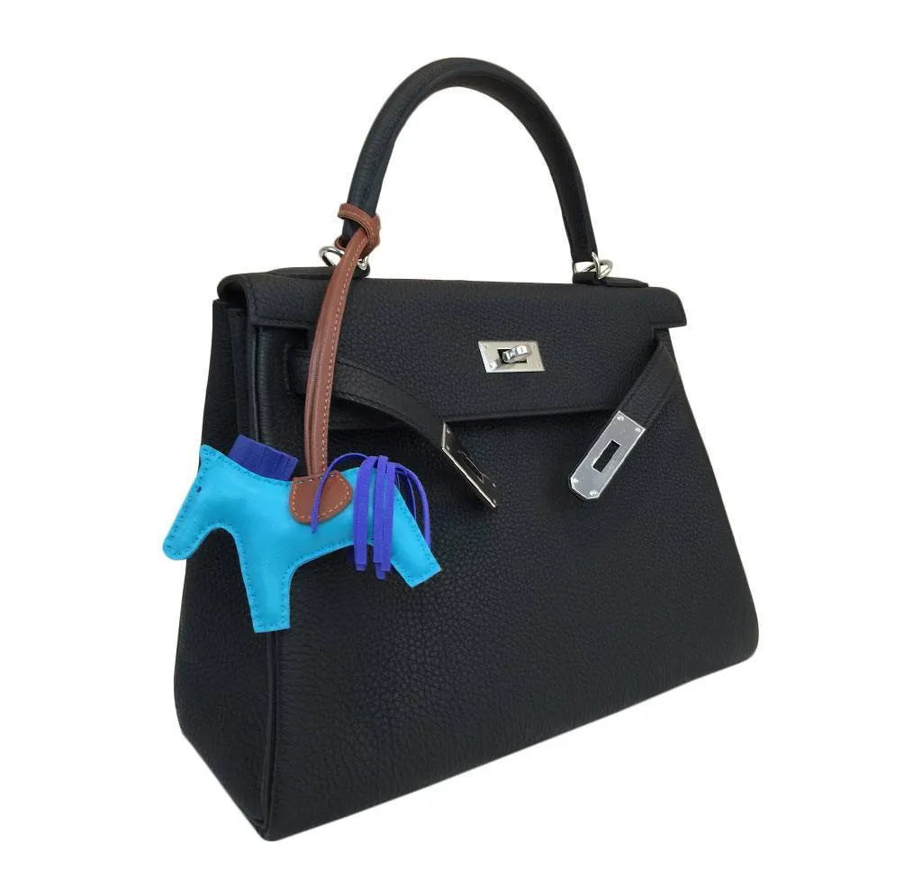 Hermès Kelly 28 Black Bag PHW
