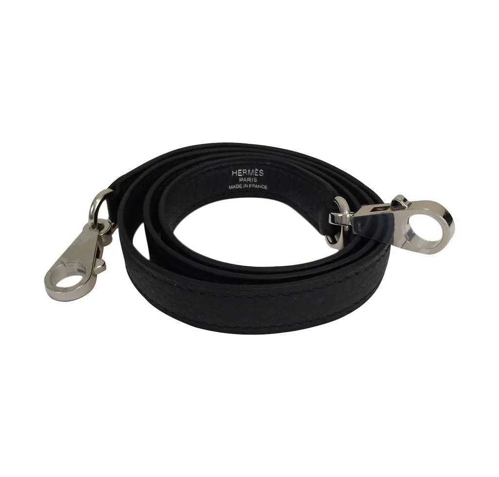 Hermès Kelly 28 Black Bag PHW