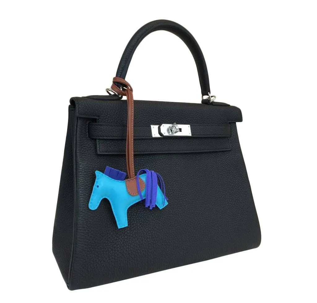 Hermès Kelly 28 Black Bag PHW