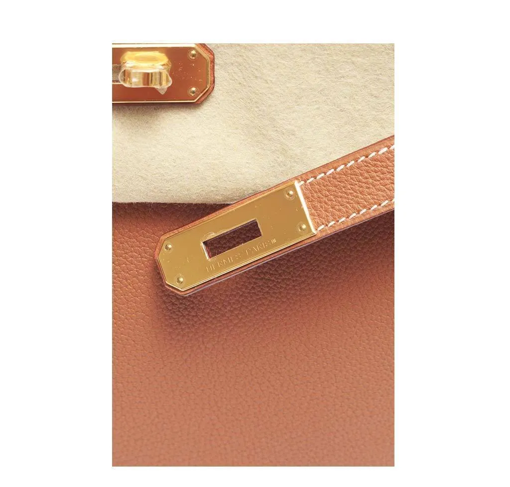 Hermès Kelly Retourne Bag 32 Gold GHW