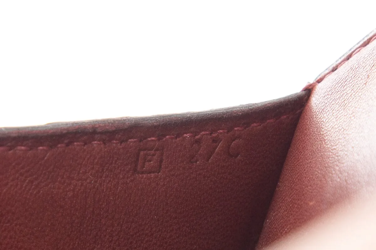 Hermès Shiny Niloticus Croc Constance 24 Bordeaux Handbag