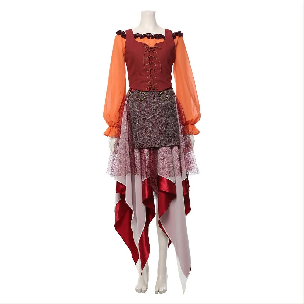 Hocus Pocus-Adult Mary Sanderson Costume Cosplay Costume