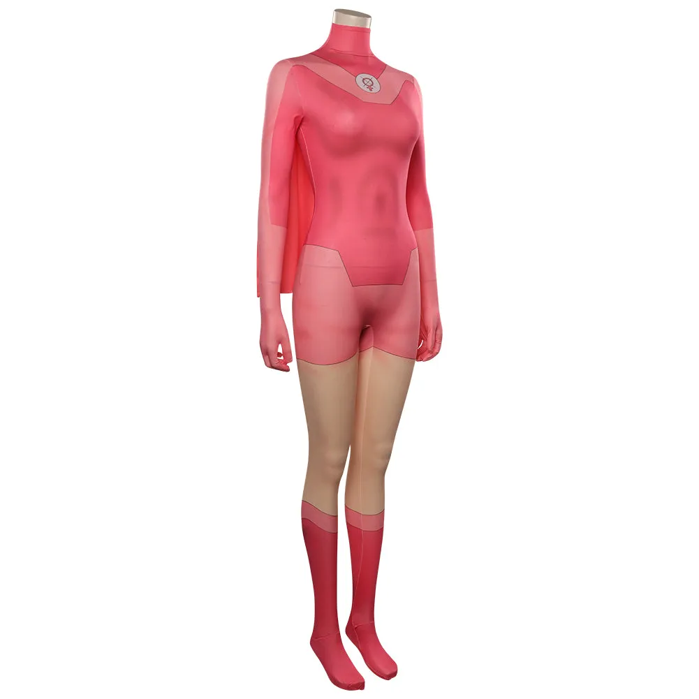 Invincible -Atom Eve Cosplay Costume Jumpsuit Cloak Outfits Halloween Carnival Suit