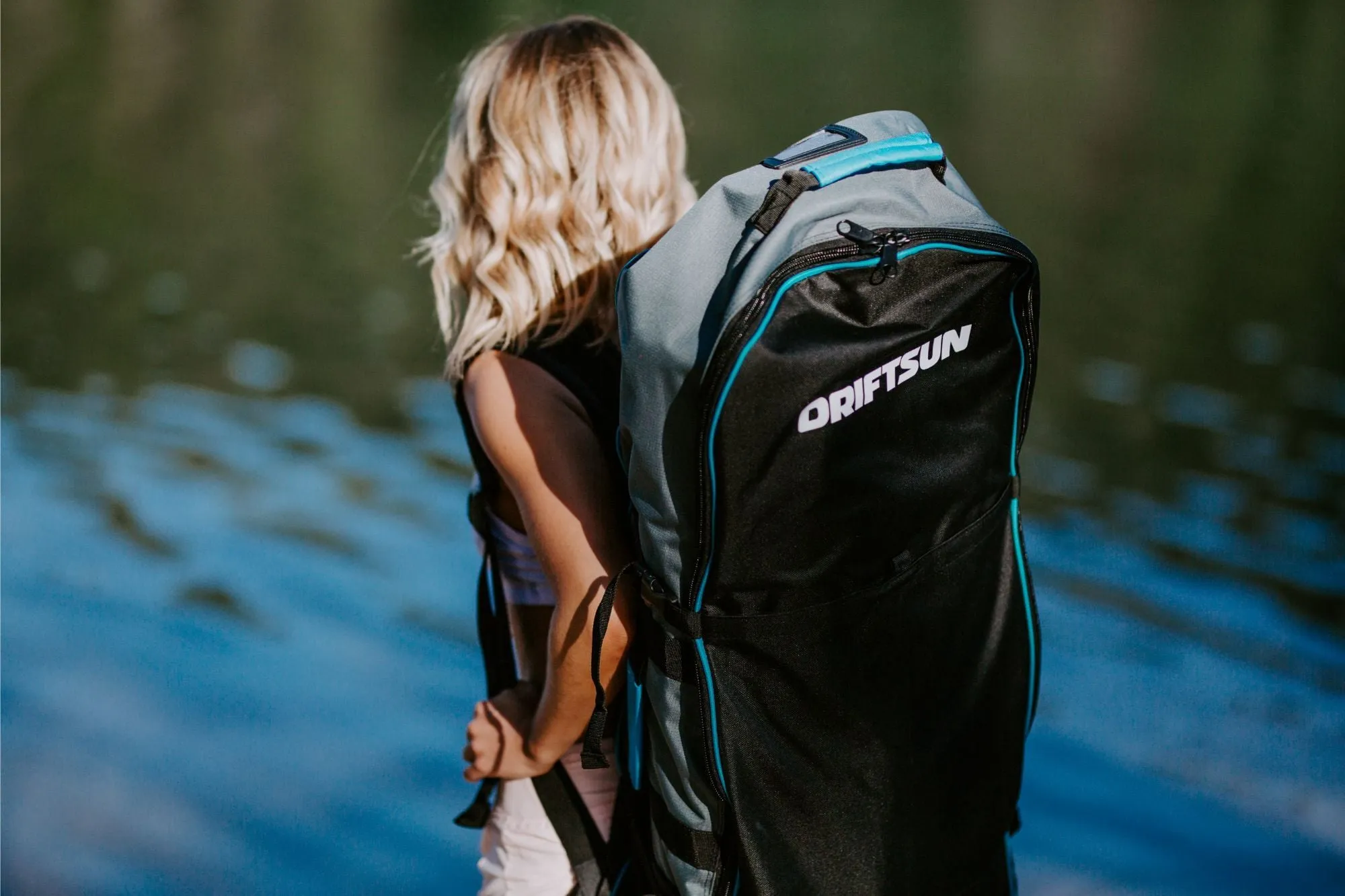 ISUP Travel Carry Bag, Rolling Backpack for transporting Inflatable Stand-Up Paddleboard