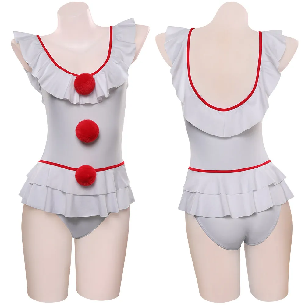 It-Pennywise Sexy Jumpsuit Cosplay Costume Outfits Halloween Carnival Suit