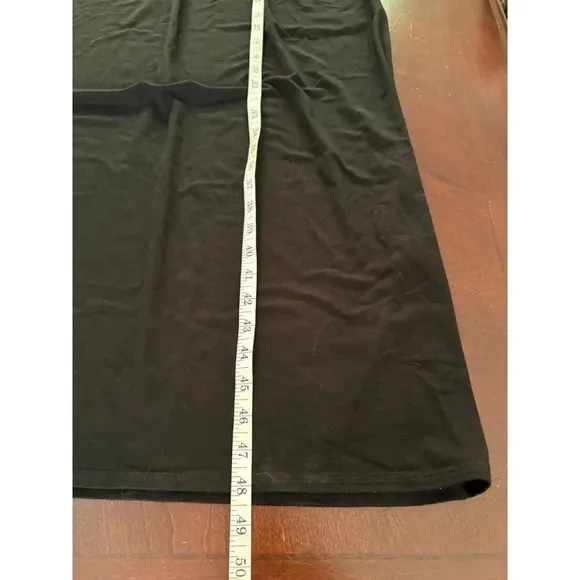 J. Jill NWT Black Short Sleeve Casual  Dress Size XL Petite Stretch Knit