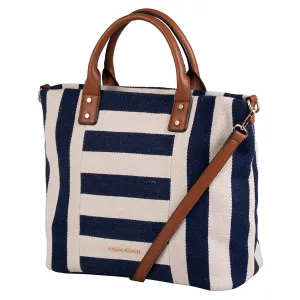 Jayjay Grab Handle Handbag Canvas Navy