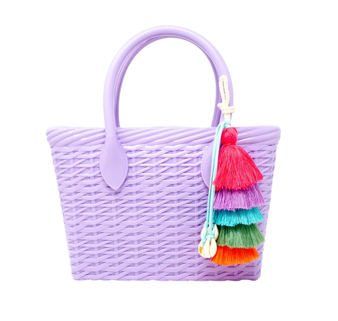 Jelly Weave Tote Bag - Pink or Lavender