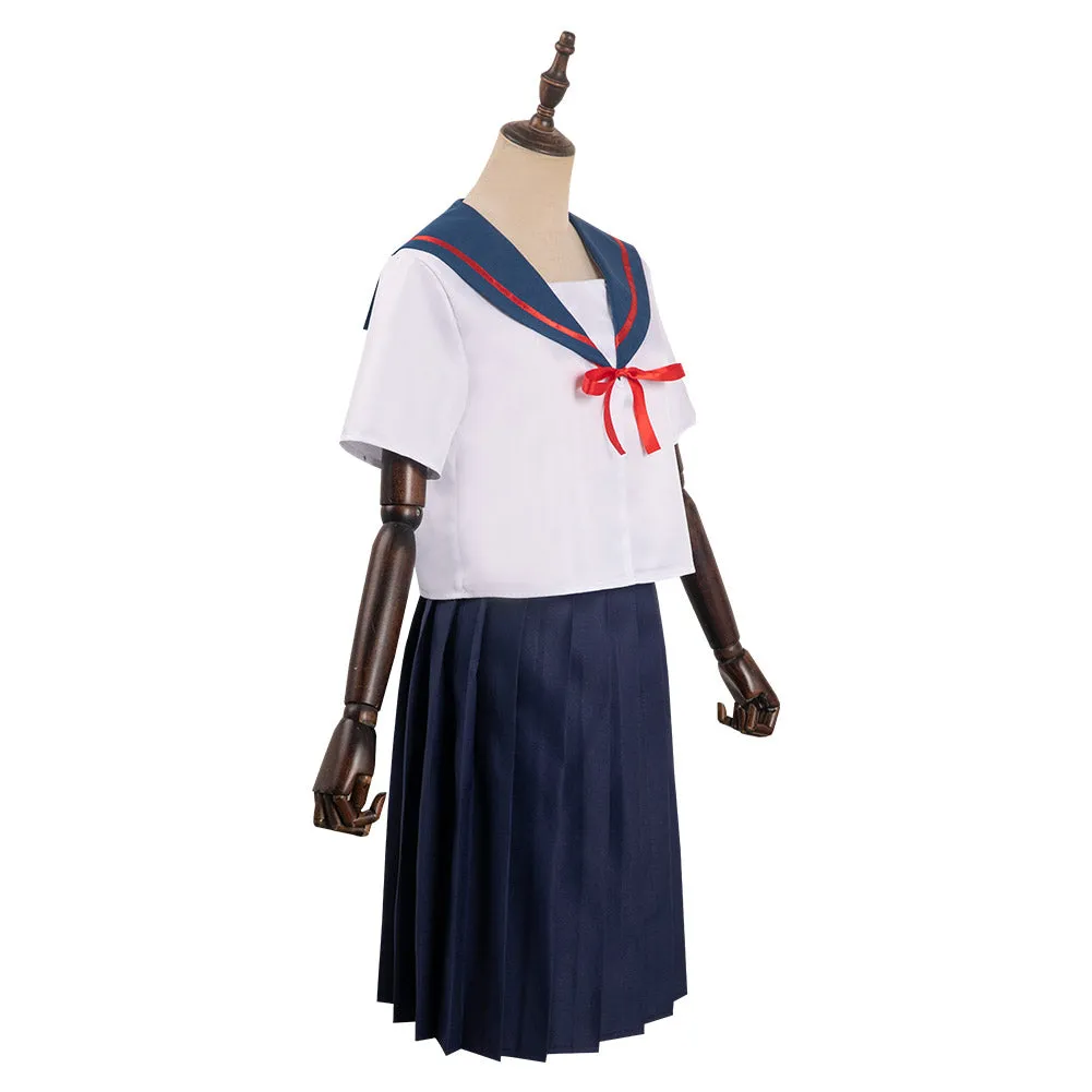 Junji Ito Maniac Japanese Tales of the Macabre Kawakami Tomie Cosplay Costume School Uniform Skirts Outfits Halloween Carnival Suit