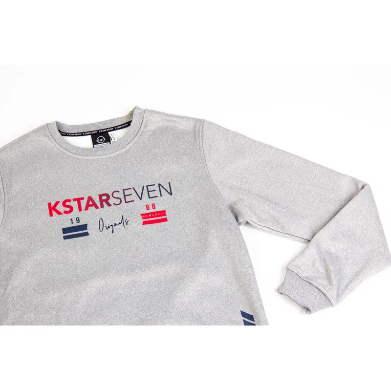 K*7 Bale Mens Sweater - Grey Melange - W24-1581