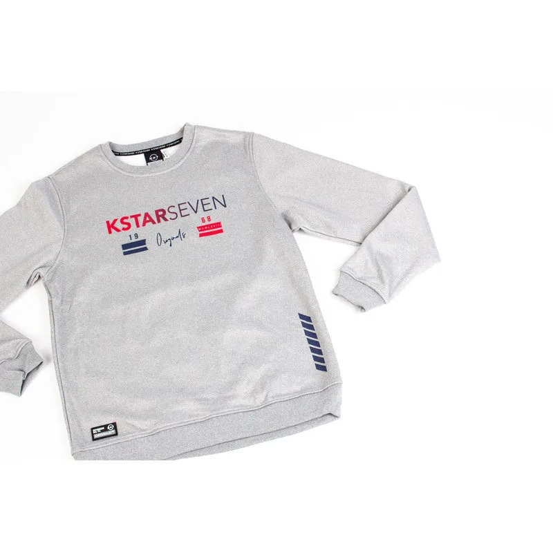 K*7 Bale Mens Sweater - Grey Melange - W24-1581