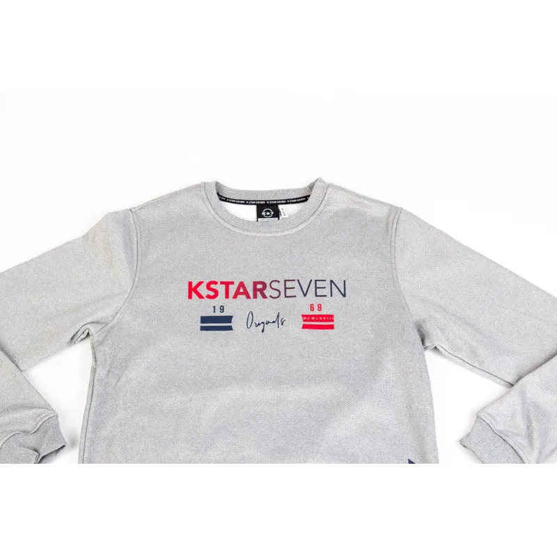 K*7 Bale Mens Sweater - Grey Melange - W24-1581