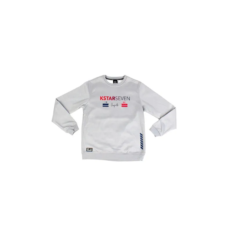 K*7 Bale Mens Sweater - Grey Melange - W24-1581