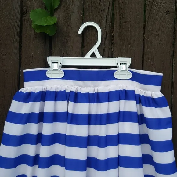 Kamaal Nautical Striped Maxi Skirt
