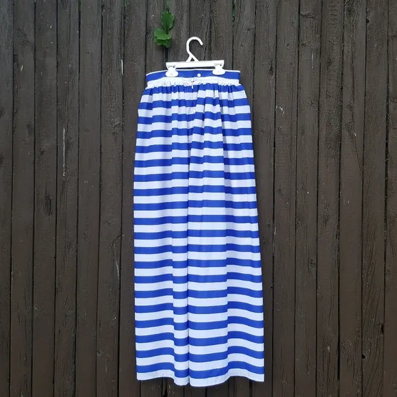 Kamaal Nautical Striped Maxi Skirt