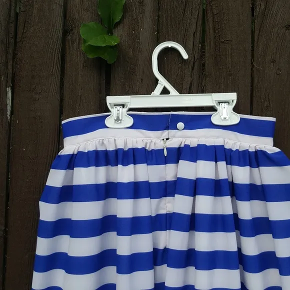 Kamaal Nautical Striped Maxi Skirt