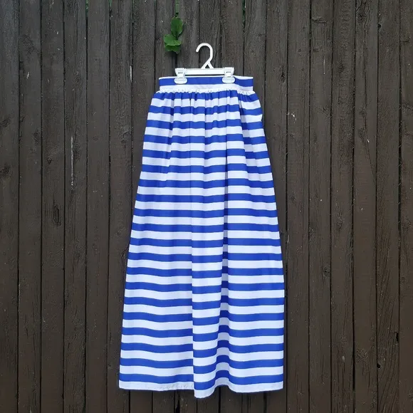 Kamaal Nautical Striped Maxi Skirt