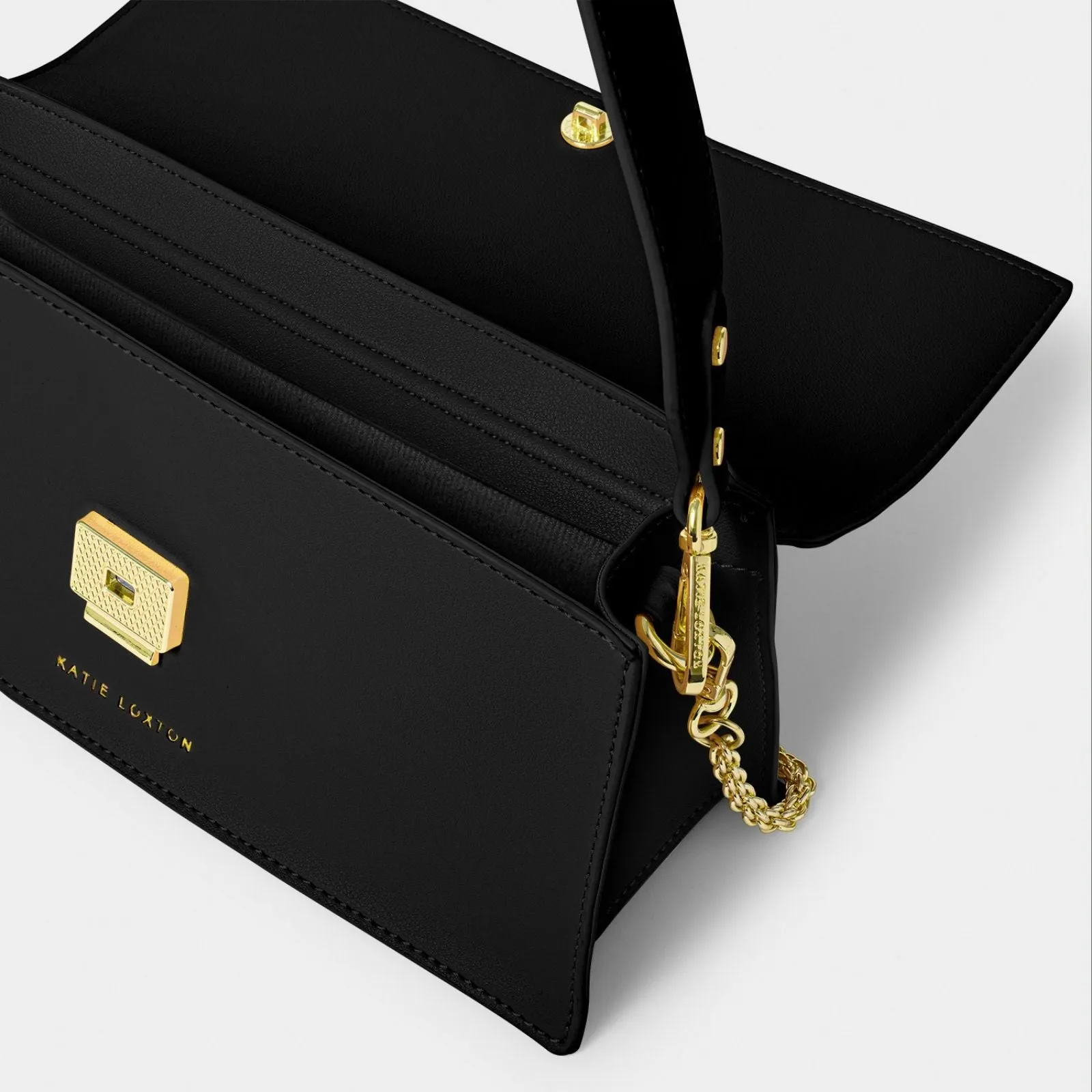 Katie Loxton Tori Chain Shoulder Bag - Black
