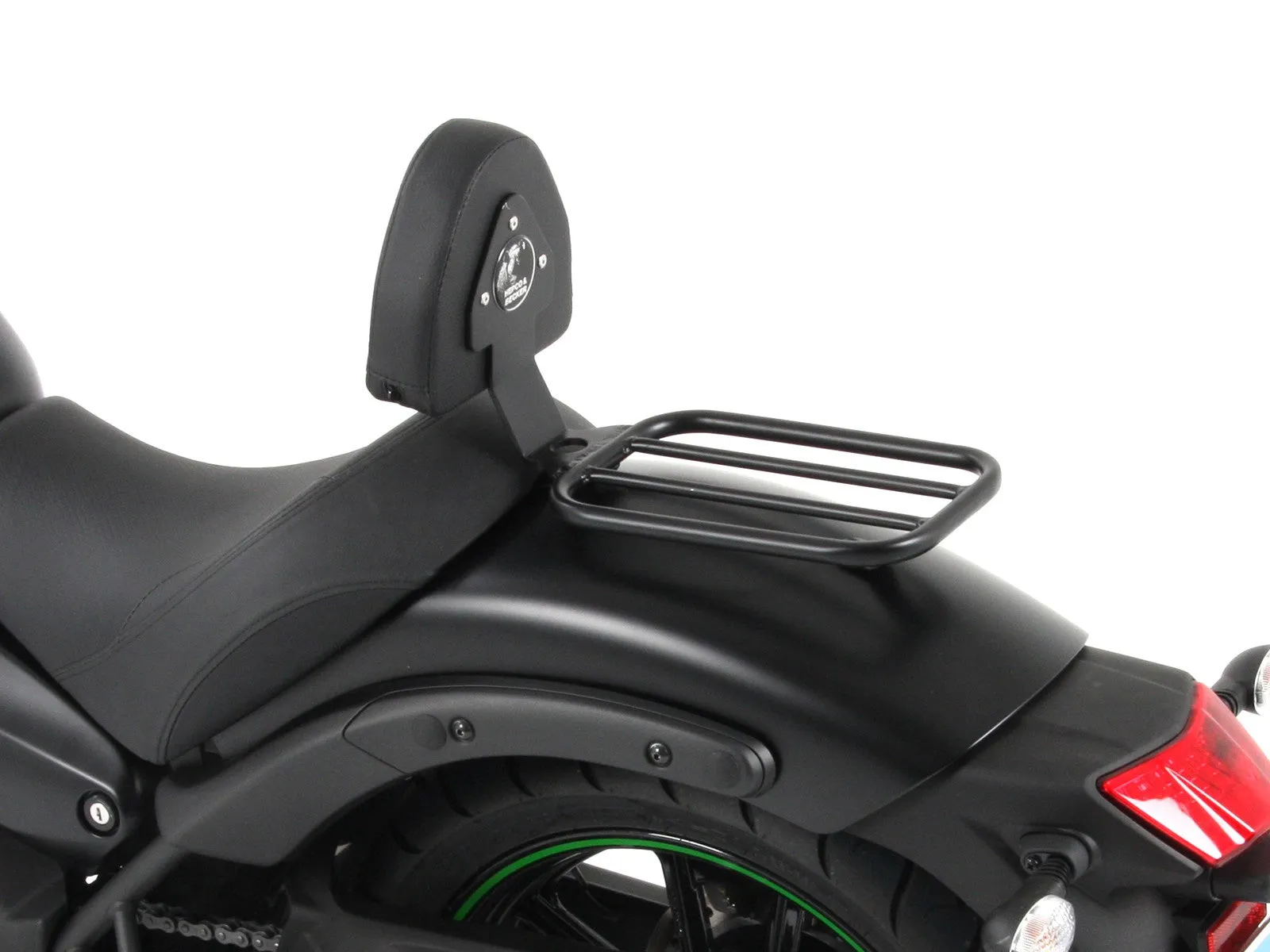 Kawasaki Vulcan S Ergonomics - Backrest (with Solo Rack)